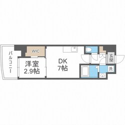 セレニテ難波リアンの物件間取画像